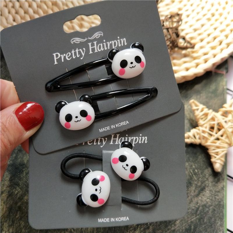 2PCS Cute New Cartoon Panda BB Clips Kids Hairpins Baby Clips Headdress Elastic Hair Bands Girls Accessories Children Headwear
2PCS Cute New Cartoon Panda BB Clips Kids Hairpins Baby Clips Headdress Elastic Hair Bands Girls Accessories Children Headwear