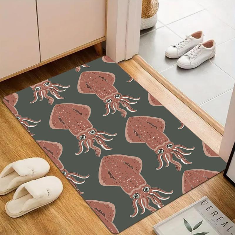 Cute Dolphin Print Carpet Sea Star Ink Fish Octopus Pattern Door Mat Ocean Elements Cute Living Room Bedroom Entrance Carpet 40cm x 60cm
Cute Dolphin Print Carpet Sea Star Ink Fish Octopus Pattern Door Mat Ocean Elements Cute Living Room Bedroom Entrance Carpet 40cm x 60cm