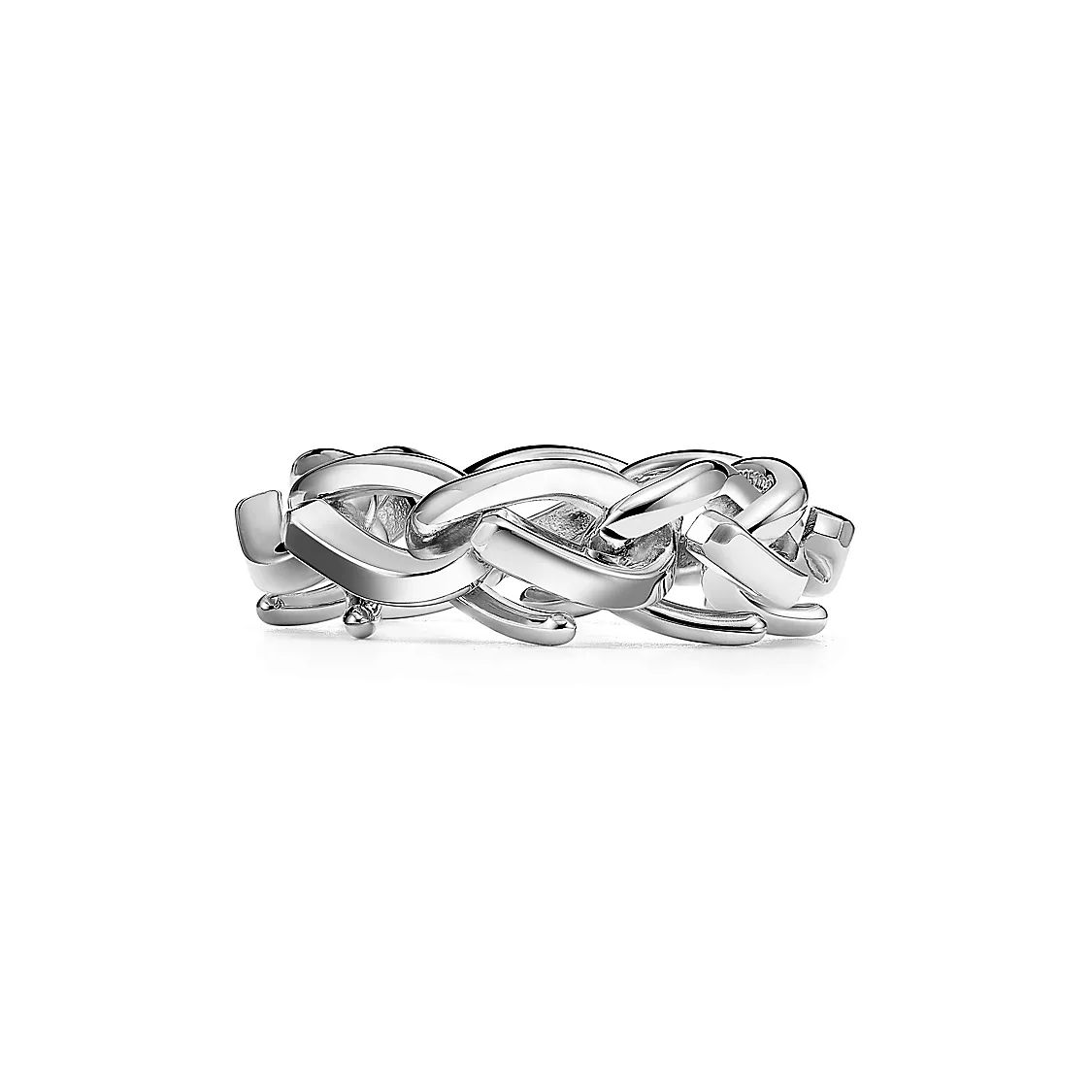 Tiffany & Co. Polished Link Style 925 Silver Ring Unisex rings 72549244 6
Tiffany & Co. Polished Link Style 925 Silver Ring Unisex rings 72549244 6