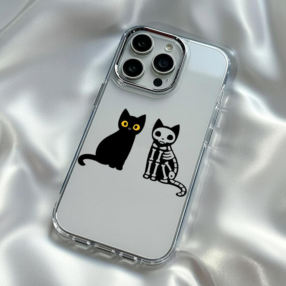 Cat black white cute fashion pattern Phone Case For iPhone17 16 15 14 13 12 Pro Max Plus Electroplated Transparent phone case iPhone17 Pro
Cat black white cute fashion pattern Phone Case For iPhone17 16 15 14 13 12 Pro Max Plus Electroplated Transparent phone case iPhone17 Pro