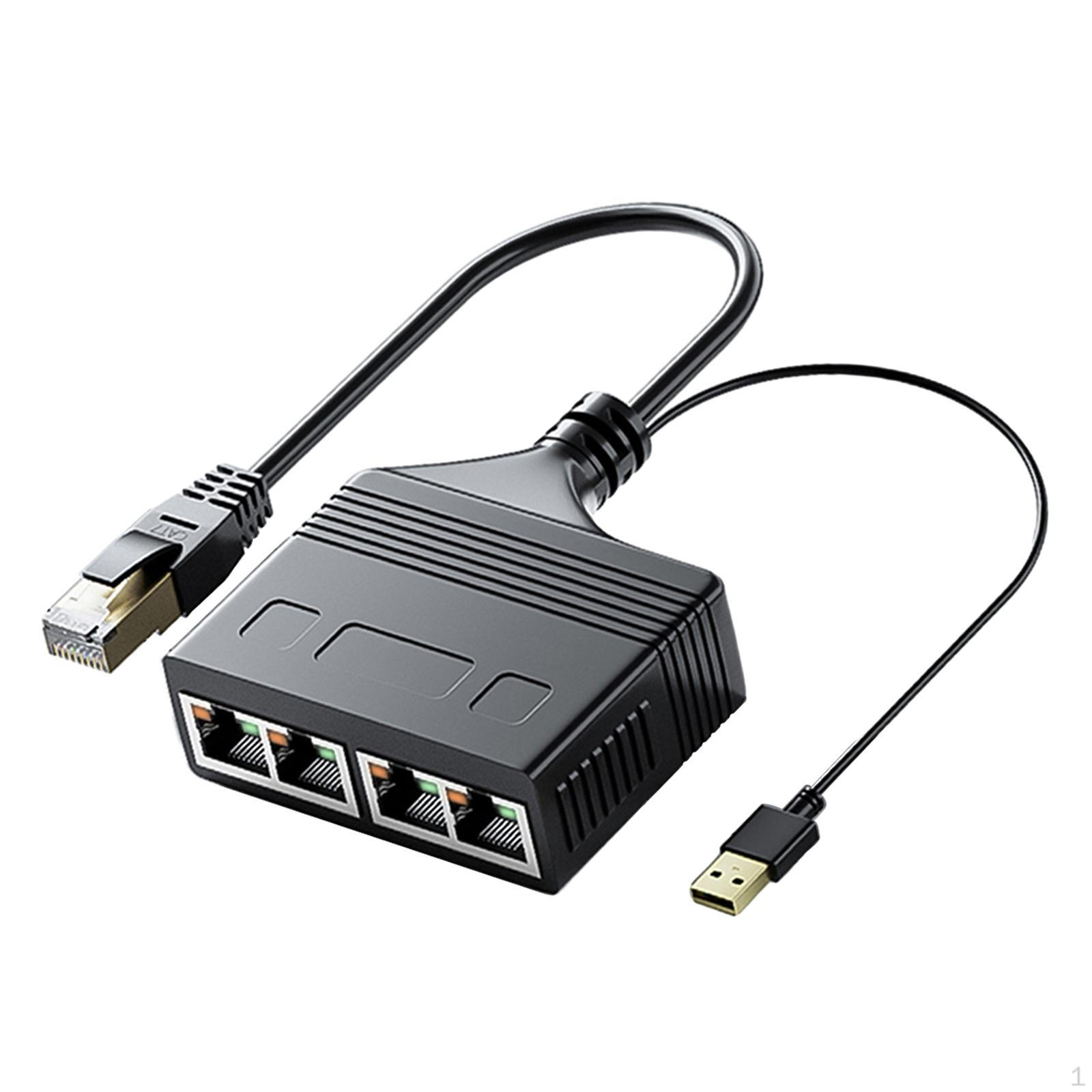 RJ 45 Ethernet-разветвитель с 1 по 4 порта, разъем 1000 Мбит/с для сетевой вилки Cat5 Cat5E
RJ 45 Ethernet-разветвитель с 1 по 4 порта, разъем 1000 Мбит/с для сетевой вилки Cat5 Cat5E