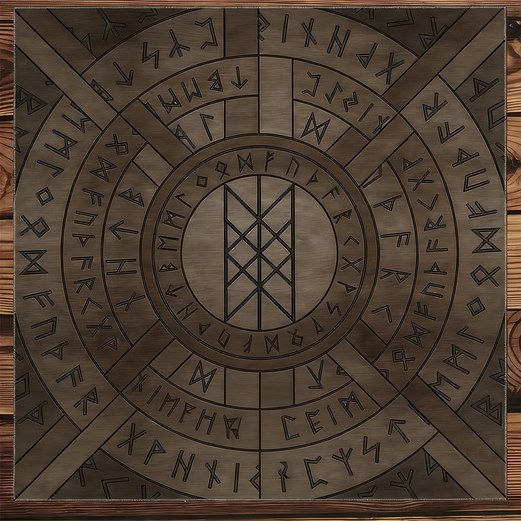 Fate Web Norse Mythology Tarot Tablecloth Rune Pattern Divination Altar Cloth Viking-Inspired Spiritual Mat for Tarot Readings 50x50cm
Fate Web Norse Mythology Tarot Tablecloth Rune Pattern Divination Altar Cloth Viking-Inspired Spiritual Mat for Tarot Readings 50x50cm