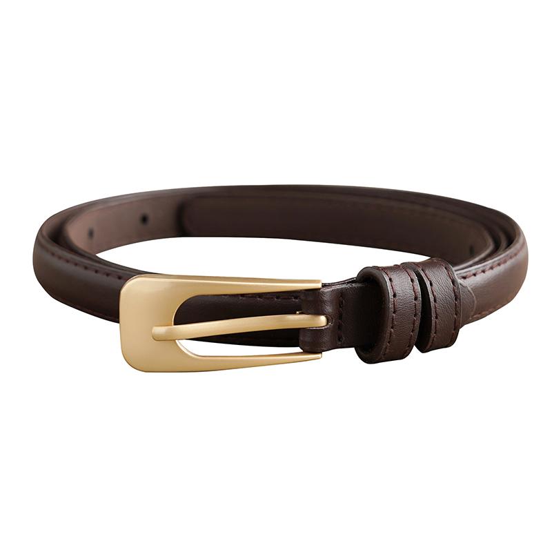Новый женский ремень Минималистичный модный тонкий ремень Высококачественный повседневный универсальный ремень с пуговицами для юбок и джинсов Женские ремни коричневый
Новый женский ремень Минималистичный модный тонкий ремень Высококачественный повседневный универсальный ремень с пуговицами для юбок и джинсов Женские ремни коричневый