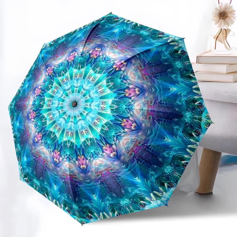 1pc Kaleidoscope Pattern Automatic Umbrella - Automatic Opening And Closing, Sturdy Iron Frame, Portable Folding Design yy251018114
1pc Kaleidoscope Pattern Automatic Umbrella - Automatic Opening And Closing, Sturdy Iron Frame, Portable Folding Design yy251018114