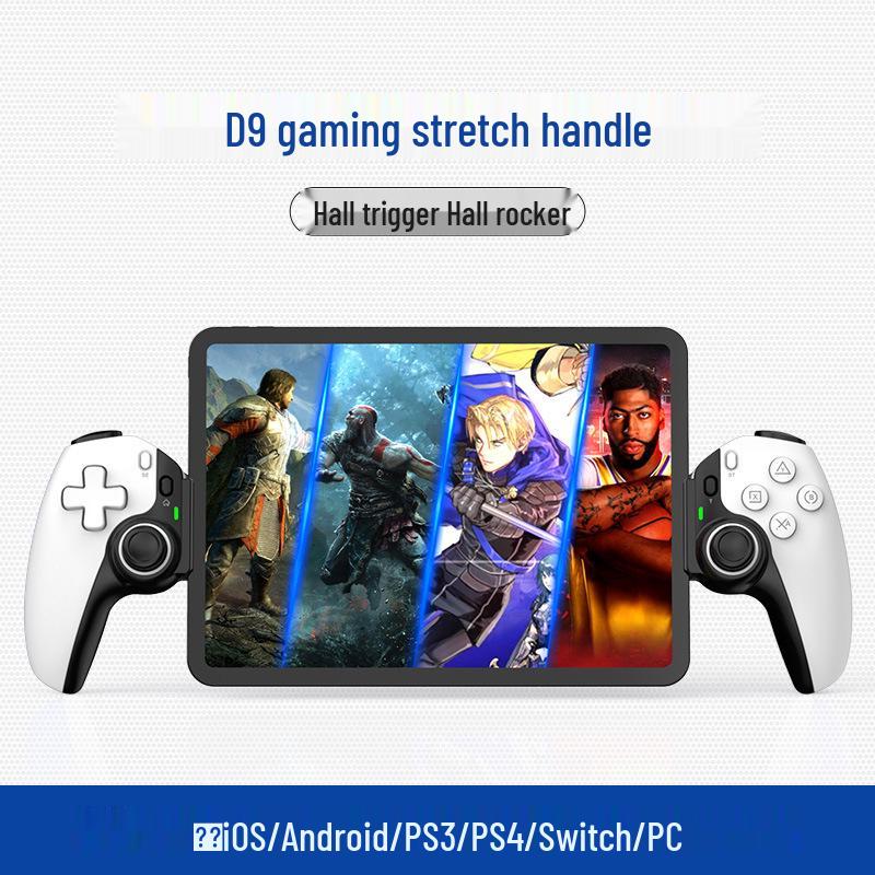 Игровой контроллер D9 Bluetooth с выдвижной ручкой, двойной вибрацией и триггерами для Android, iOS, ПК, Switch и датчиками Холла белый
Игровой контроллер D9 Bluetooth с выдвижной ручкой, двойной вибрацией и триггерами для Android, iOS, ПК, Switch и датчиками Холла белый