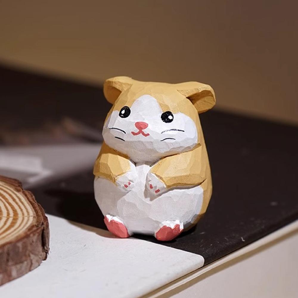 Handcrafted wood carving Home decorations Wood Carved Hamster Cow Lamb Rabbit statue Handmade Ornaments Small Animal Christmas
Handcrafted wood carving Home decorations Wood Carved Hamster Cow Lamb Rabbit statue Handmade Ornaments Small Animal Christmas
