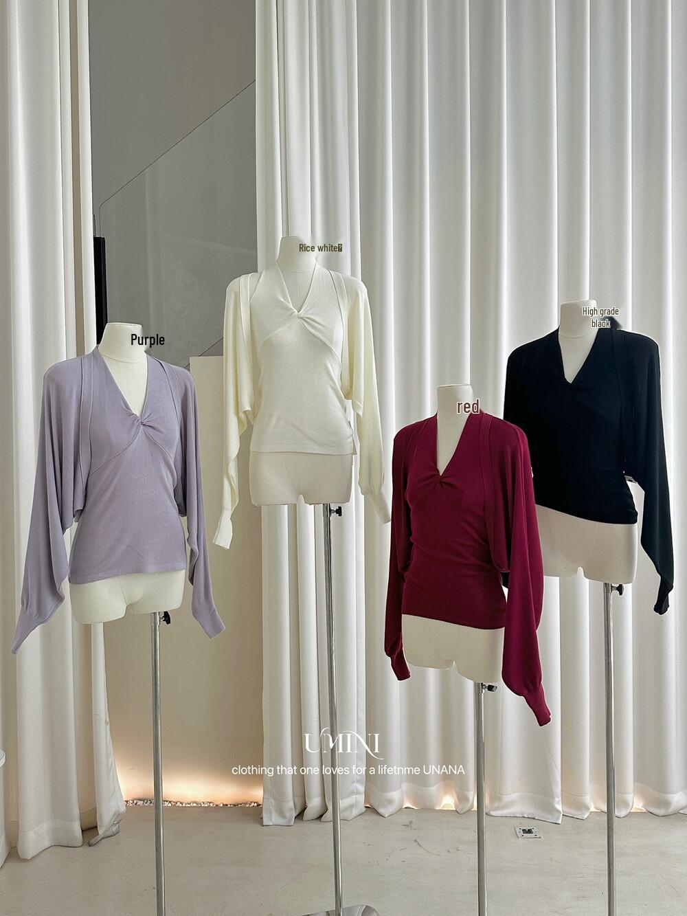 U+MINI Stylish Knit Cardigan & Camisole Set - Thirteen Row Design D6788 One Size чёрный
U+MINI Stylish Knit Cardigan & Camisole Set - Thirteen Row Design D6788 One Size чёрный