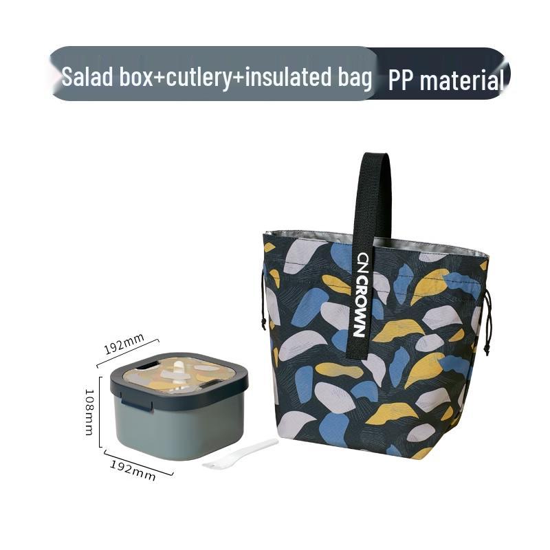 CNCrown Double-Layer Salad Bowl Set with Insulated Bag
CNCrown Double-Layer Salad Bowl Set with Insulated Bag