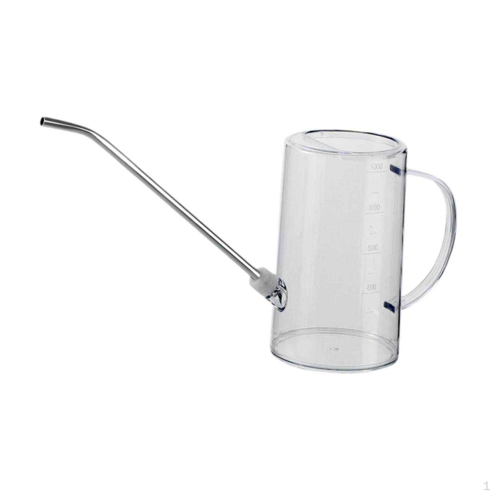 Indoor Watering Can Stainless Steel Long Spout Practical Compact Gardening Tool Courtyard Yard Use gray 1000ml
Indoor Watering Can Stainless Steel Long Spout Practical Compact Gardening Tool Courtyard Yard Use gray 1000ml