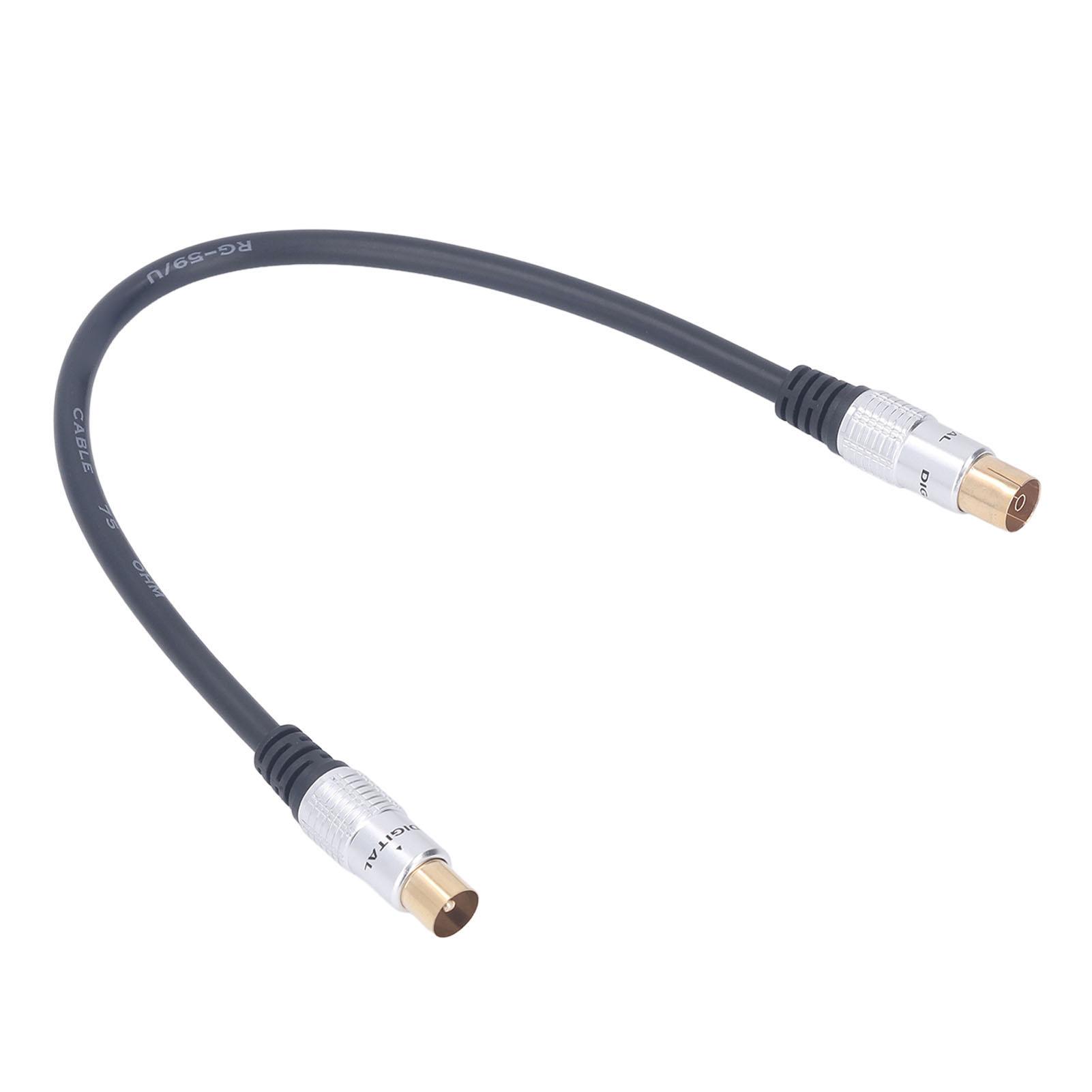 TV9.5MM Male to Female Cable Gold Plating Joints Coaxial Cable TV Signal Wire for Satellite TV
TV9.5MM Male to Female Cable Gold Plating Joints Coaxial Cable TV Signal Wire for Satellite TV