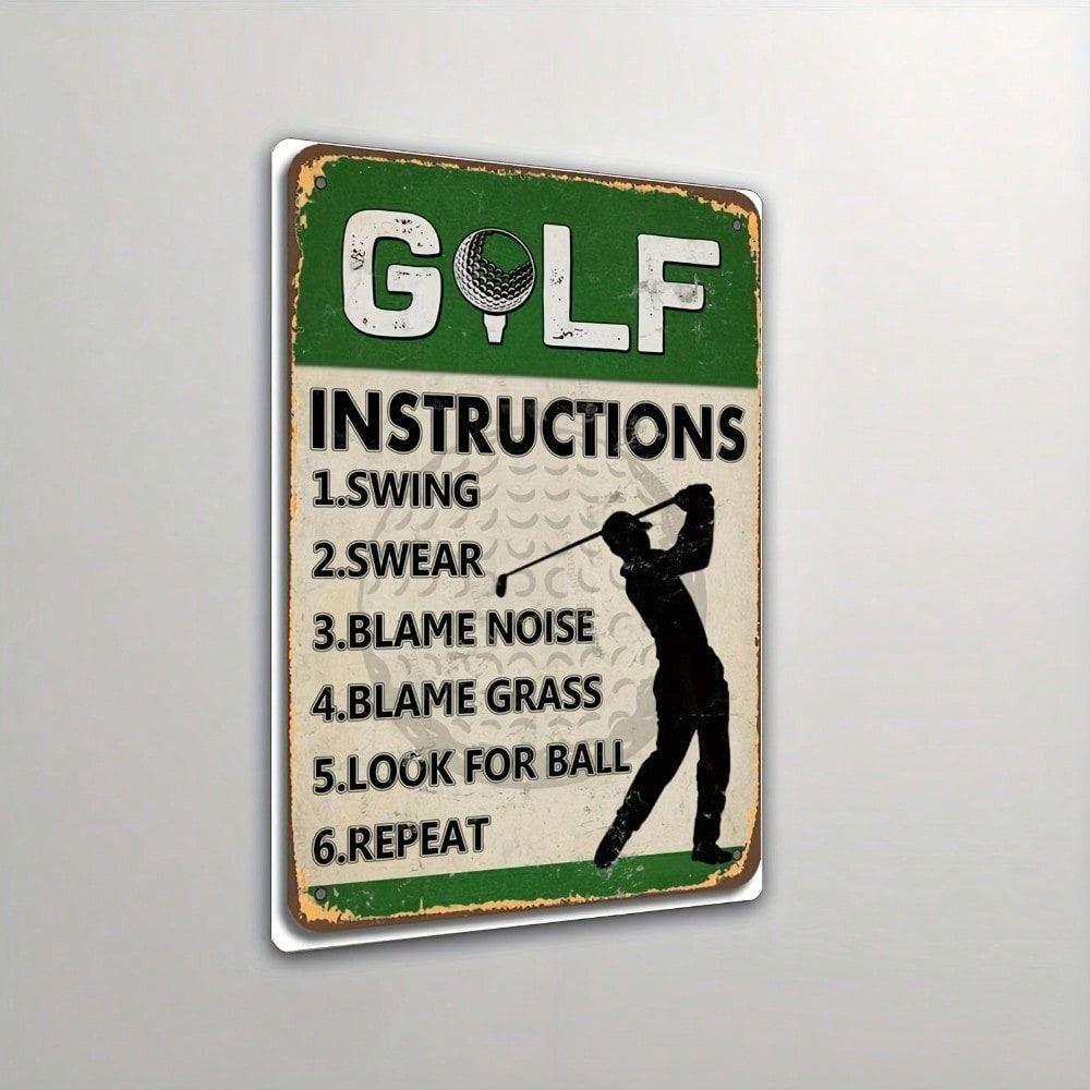Vintage Metal Poster Golf Art Deco Wall Decor Tin Sign Garage Decorative Plaque
Vintage Metal Poster Golf Art Deco Wall Decor Tin Sign Garage Decorative Plaque