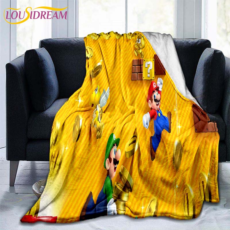 Mario Bros pattern throw Blanket Couch Quilt Cover Travel Bedding Outlet Throw Blanket Flannel Blanket Bedspread 75x90cm
Mario Bros pattern throw Blanket Couch Quilt Cover Travel Bedding Outlet Throw Blanket Flannel Blanket Bedspread 75x90cm