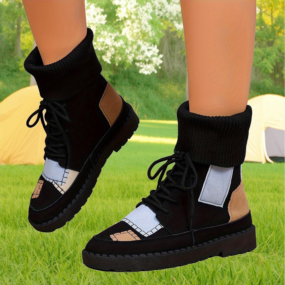 Бежеві та Сині Клітинкові Масивні Низькі Підбори Черевики на Шнурівці до Щиколотки та Середини Ікри - Круглий Носок Повсякденні Зимові з Підошвою та Тканинним Верхом Size 38 чорний
Бежеві та Сині Клітинкові Масивні Низькі Підбори Черевики на Шнурівці до Щиколотки та Середини Ікри - Круглий Носок Повсякденні Зимові з Підошвою та Тканинним Верхом Size 38 чорний