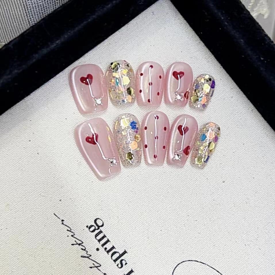 Pure Hand-made Phototherapy Wear Armor and Flashing Love. The Finished Product Is Reusable and Reusable Nail Patches extra small xs
Pure Hand-made Phototherapy Wear Armor and Flashing Love. The Finished Product Is Reusable and Reusable Nail Patches extra small xs