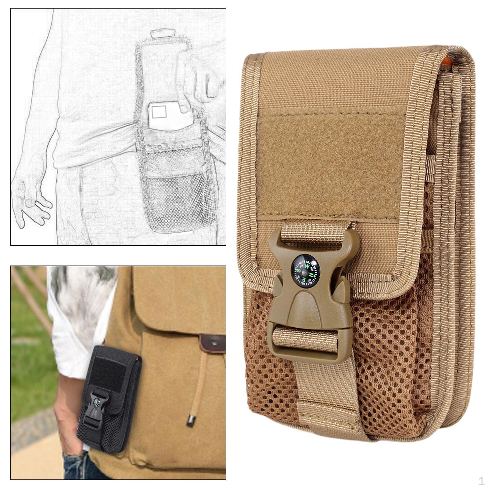 Легка поясна сумка для телефону з пряжкою-компасом для скелелазіння, полювання на свіжому повітрі хакі
Легка поясна сумка для телефону з пряжкою-компасом для скелелазіння, полювання на свіжому повітрі хакі