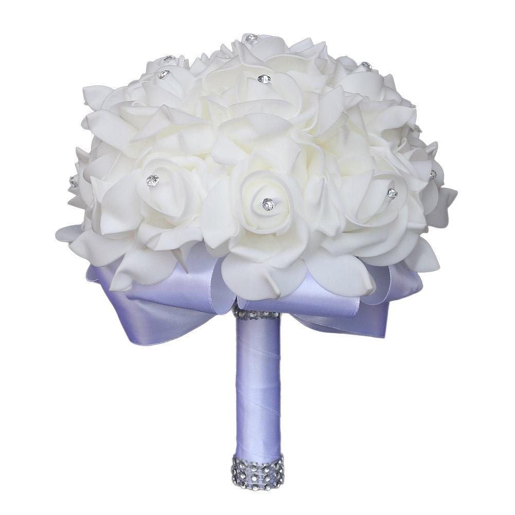 Large European-Korean Wedding Bride Bouquet - PE Foam Simulated Flowers
Large European-Korean Wedding Bride Bouquet - PE Foam Simulated Flowers