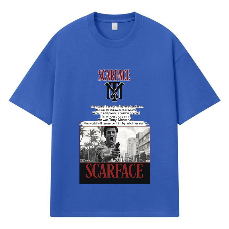 2026 Scarface З принтом Графічний Вуличний одяг Y2k Харадзюку 100% Бавовна Футболка Повсякденна Оверсайз Літня Чоловіча Футболка S синій
2026 Scarface З принтом Графічний Вуличний одяг Y2k Харадзюку 100% Бавовна Футболка Повсякденна Оверсайз Літня Чоловіча Футболка S синій
