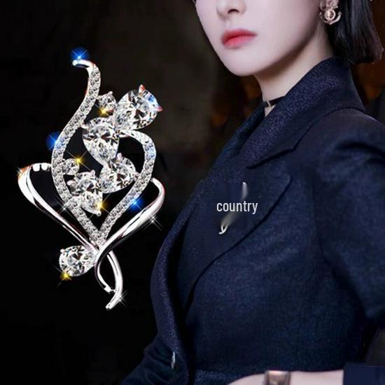 Elegant Sparkling Tulip Brooch - Classic Corsage Pin for Coats and Suits Hanwei (Accessories)
Elegant Sparkling Tulip Brooch - Classic Corsage Pin for Coats and Suits Hanwei (Accessories)