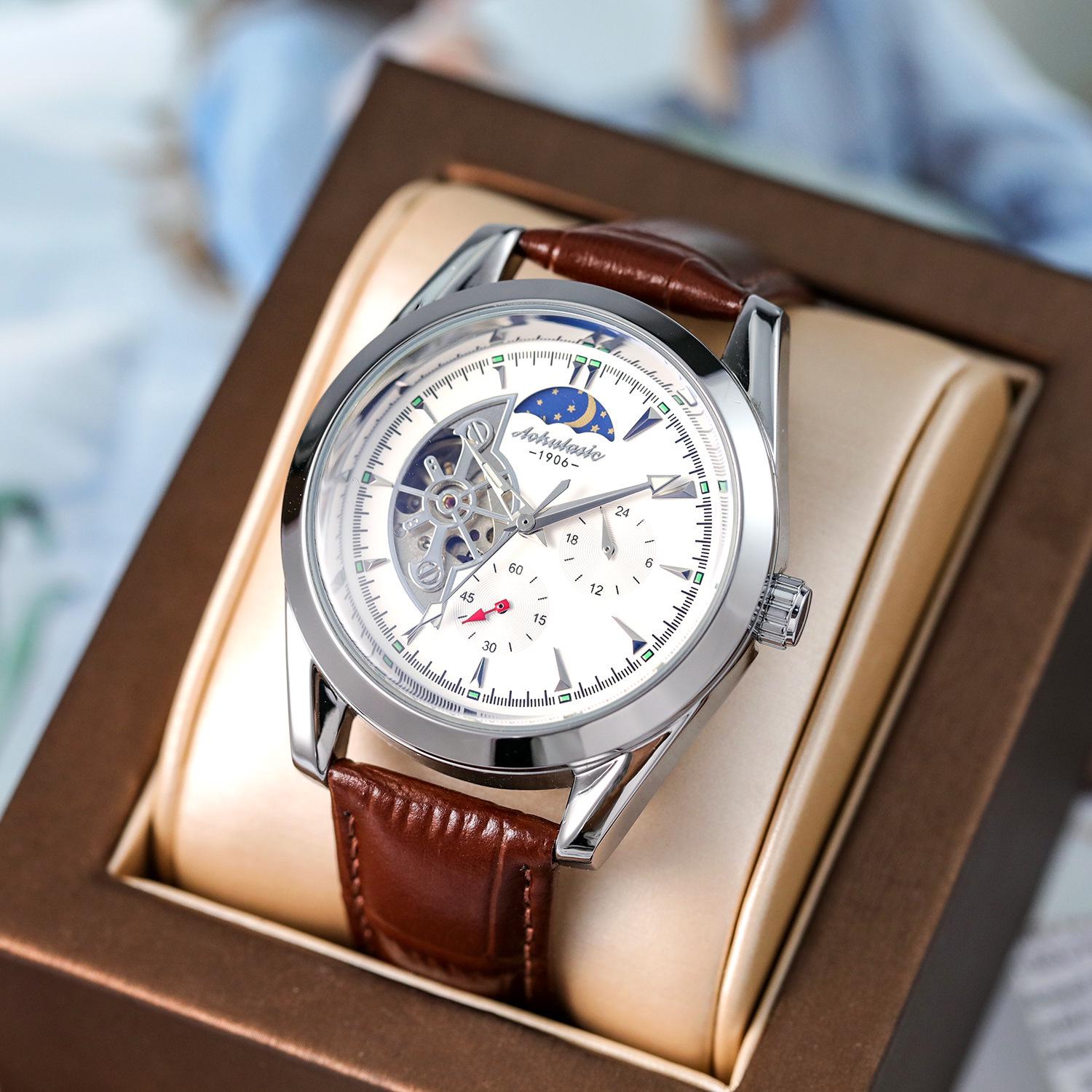 Aogus DuoGongNeng Men s Automatic Mechanical Watch
Aogus DuoGongNeng Men s Automatic Mechanical Watch