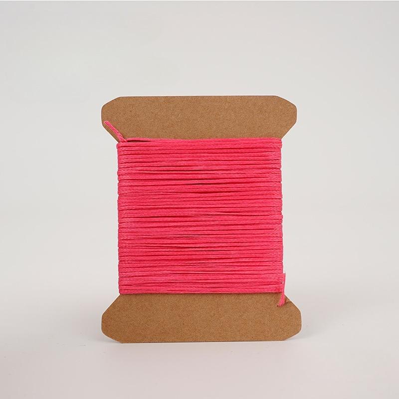 2-Pack Multiple Colors 0.8mm Polyester Waxed Thread - DIY Craft String for Beading, Weaving & Leather Sewing
2-Pack Multiple Colors 0.8mm Polyester Waxed Thread - DIY Craft String for Beading, Weaving & Leather Sewing
