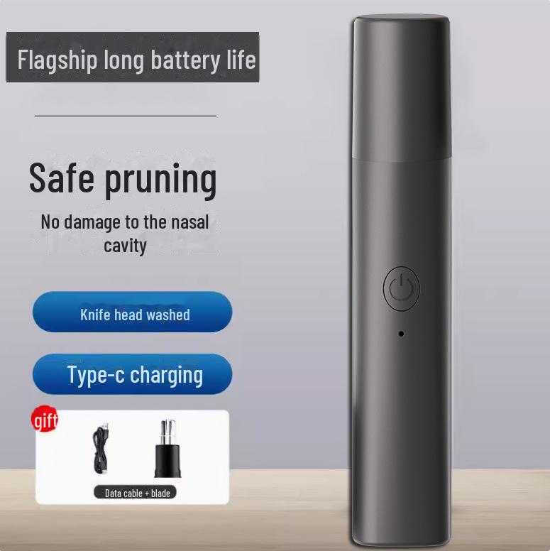 Электрический триммер для волос в носу из нержавеющей стали - водонепроницаемый, поставка по одной штуке 19x7x3 cm
Электрический триммер для волос в носу из нержавеющей стали - водонепроницаемый, поставка по одной штуке 19x7x3 cm