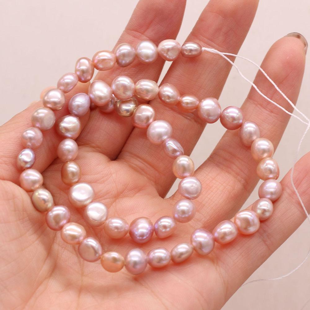 1String, Nugget Pearls, 7–8 mm, Boho Natural Freshwater Pearl Beads, for DIY Necklaces, Bracelets, Anklets, Jewelry Making, 36cm 1String/7-8mm-36cm фіолетовий
1String, Nugget Pearls, 7–8 mm, Boho Natural Freshwater Pearl Beads, for DIY Necklaces, Bracelets, Anklets, Jewelry Making, 36cm 1String/7-8mm-36cm фіолетовий