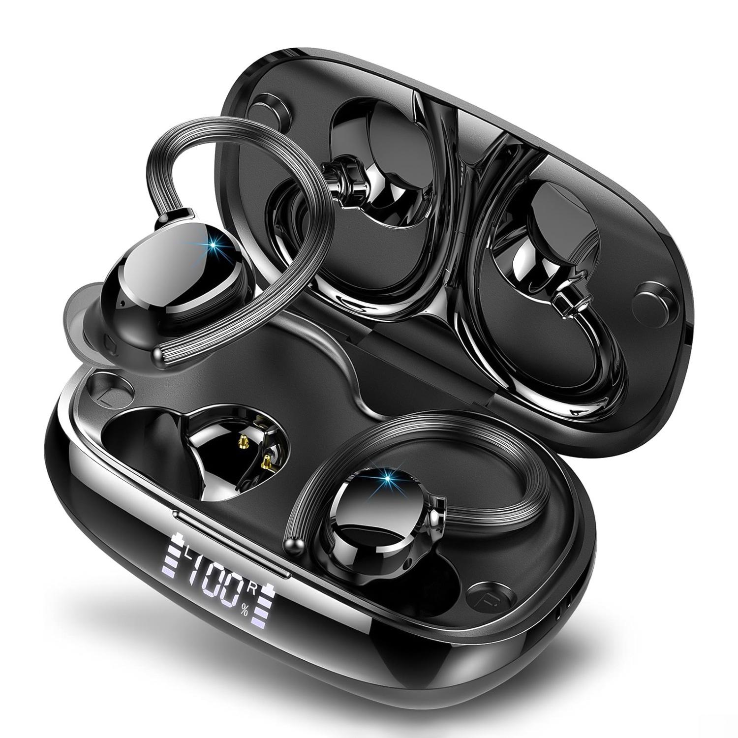 Q61 Ear-Hanging Bluetooth 5.2 Earphones - Wireless Dual-Ear with High Sound Quality чорний
Q61 Ear-Hanging Bluetooth 5.2 Earphones - Wireless Dual-Ear with High Sound Quality чорний