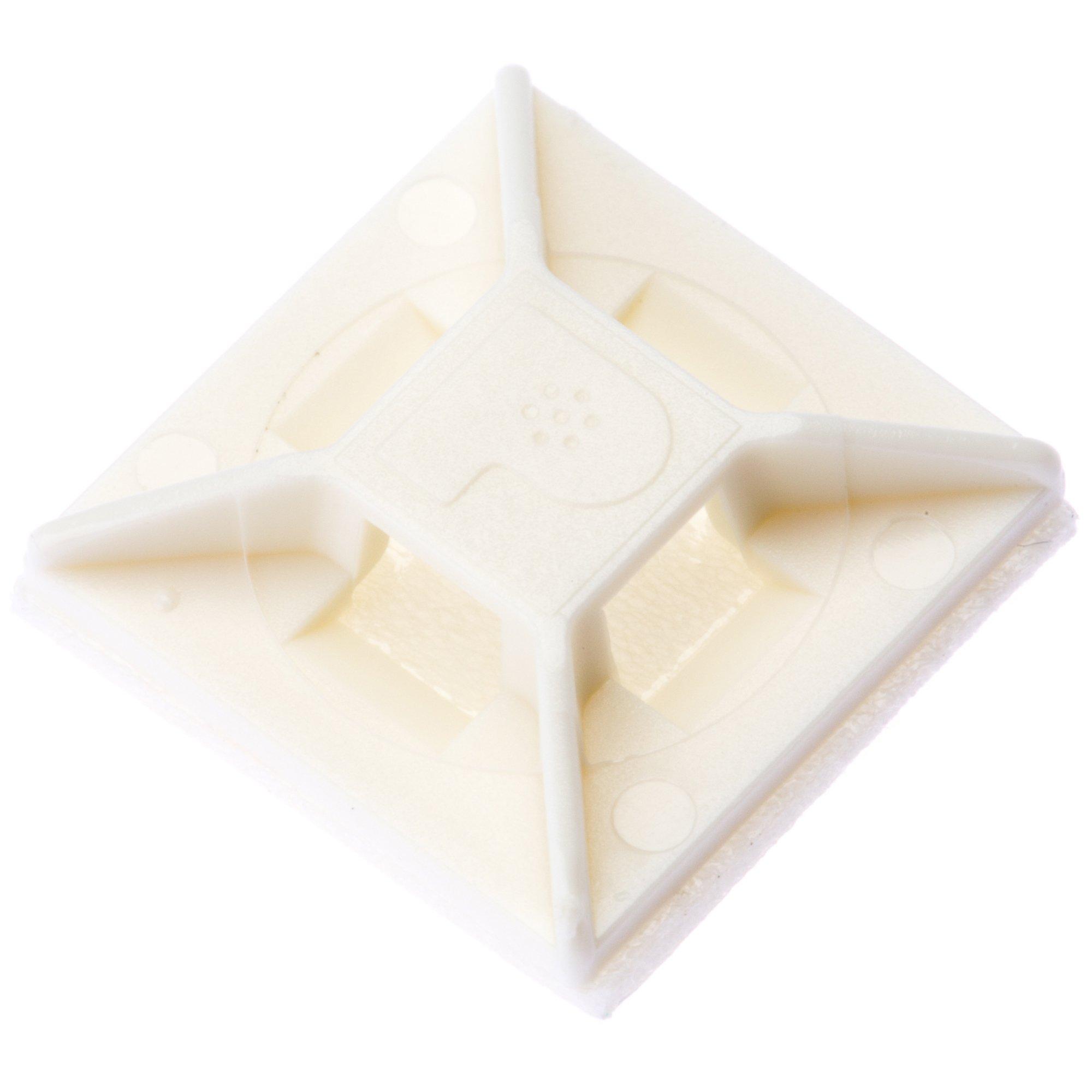 Panduit ABM1M-AT-C Cable Tie Mount, Adhesive Backed, High Temperature, 4-Way Mount, Nylon 6.6, White (100-Pack)
Panduit ABM1M-AT-C Cable Tie Mount, Adhesive Backed, High Temperature, 4-Way Mount, Nylon 6.6, White (100-Pack)