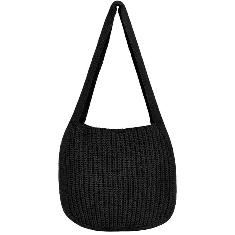 Solid Color Knitted Bag Fashi Versatile Underarm Shoulder Bag For Women ,White-Collar, Work,Business,Outdoors, Tr 32x29x5cm чёрный
Solid Color Knitted Bag Fashi Versatile Underarm Shoulder Bag For Women ,White-Collar, Work,Business,Outdoors, Tr 32x29x5cm чёрный