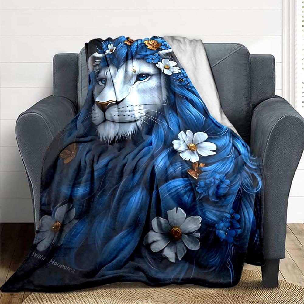 1pc Fantasy Lion Artwork Blanket Lightweight Blanket Throw Blanket For Sofa, Bed, Travel, Camping, Livingroom, Office yy251010058 75x90cm
1pc Fantasy Lion Artwork Blanket Lightweight Blanket Throw Blanket For Sofa, Bed, Travel, Camping, Livingroom, Office yy251010058 75x90cm