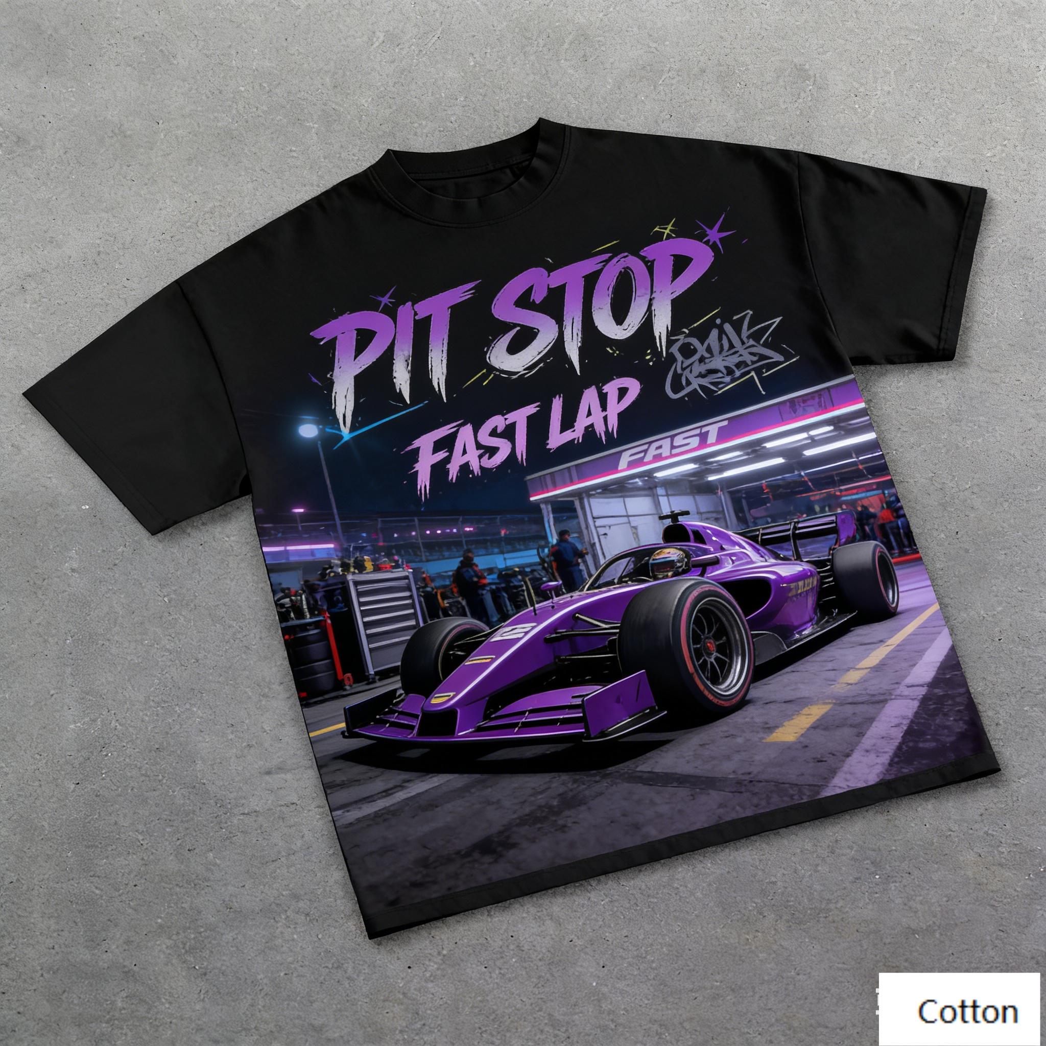Oversized Black Cotton TShirt with Bold Pit Stop Race Car Graphic Unisex Streetwear Tee for Unisex and Women 4XL
Oversized Black Cotton TShirt with Bold Pit Stop Race Car Graphic Unisex Streetwear Tee for Unisex and Women 4XL