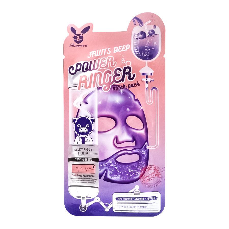 Elizavecca Power Ringer Mask Pack Fruits Deep Успокаивающая тканевая маска с фруктовыми экстрактами
Elizavecca Power Ringer Mask Pack Fruits Deep Успокаивающая тканевая маска с фруктовыми экстрактами
