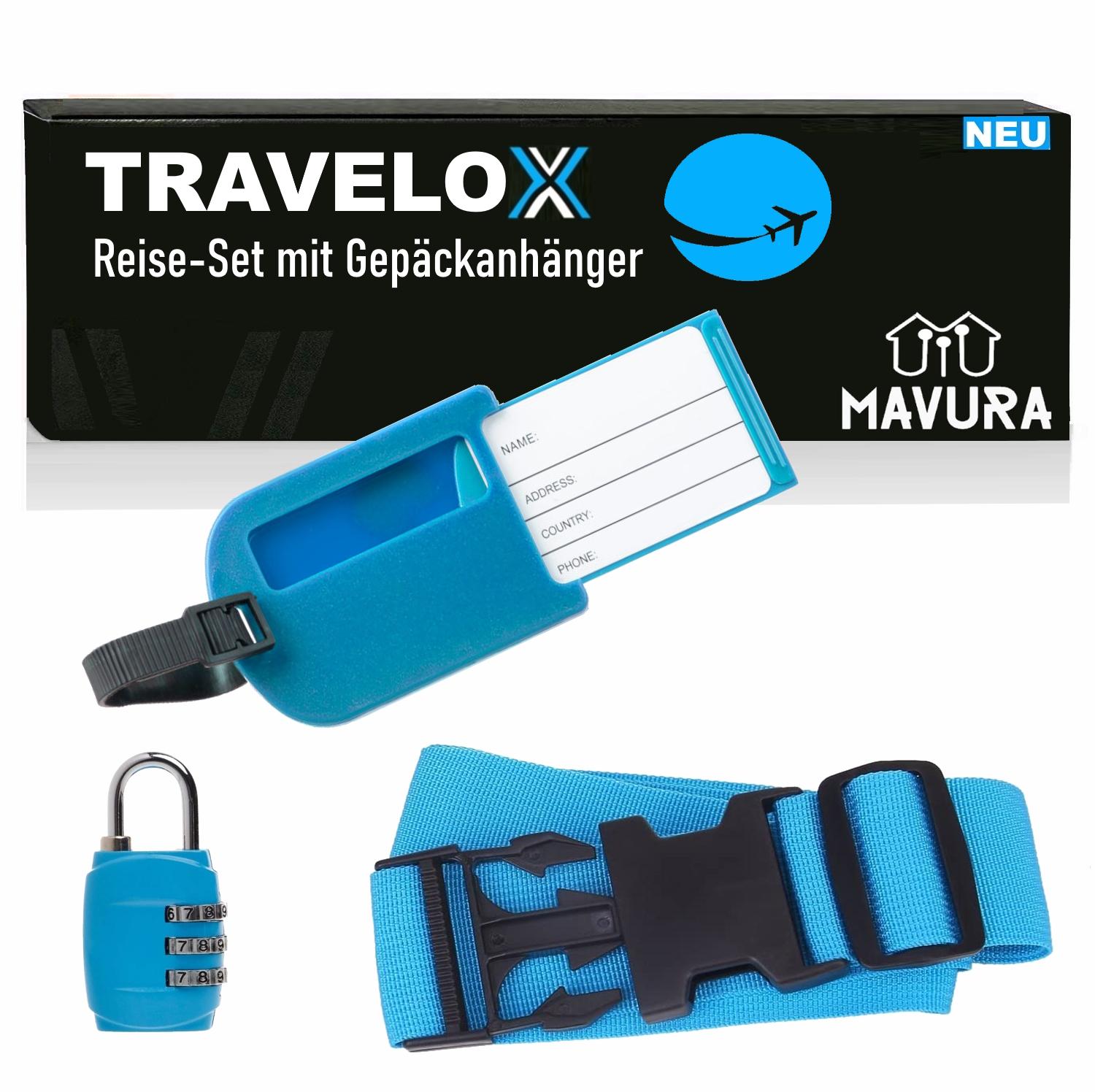 TRAVELOX Ремінь для валізи Багажний ремінь Бирка для валізи Кодовий замок для багажу Багажна бирка Синій
TRAVELOX Ремінь для валізи Багажний ремінь Бирка для валізи Кодовий замок для багажу Багажна бирка Синій