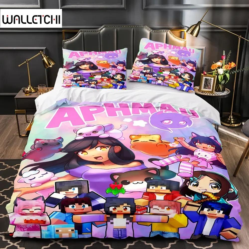 APHMAU Bedding Set Single Twin Full Queen King Size Kawaii Aphmau Bed Set Aldult Kid Bedroom Duvetcover Sets 3D Print 035 EU Single 135x200cm
APHMAU Bedding Set Single Twin Full Queen King Size Kawaii Aphmau Bed Set Aldult Kid Bedroom Duvetcover Sets 3D Print 035 EU Single 135x200cm
