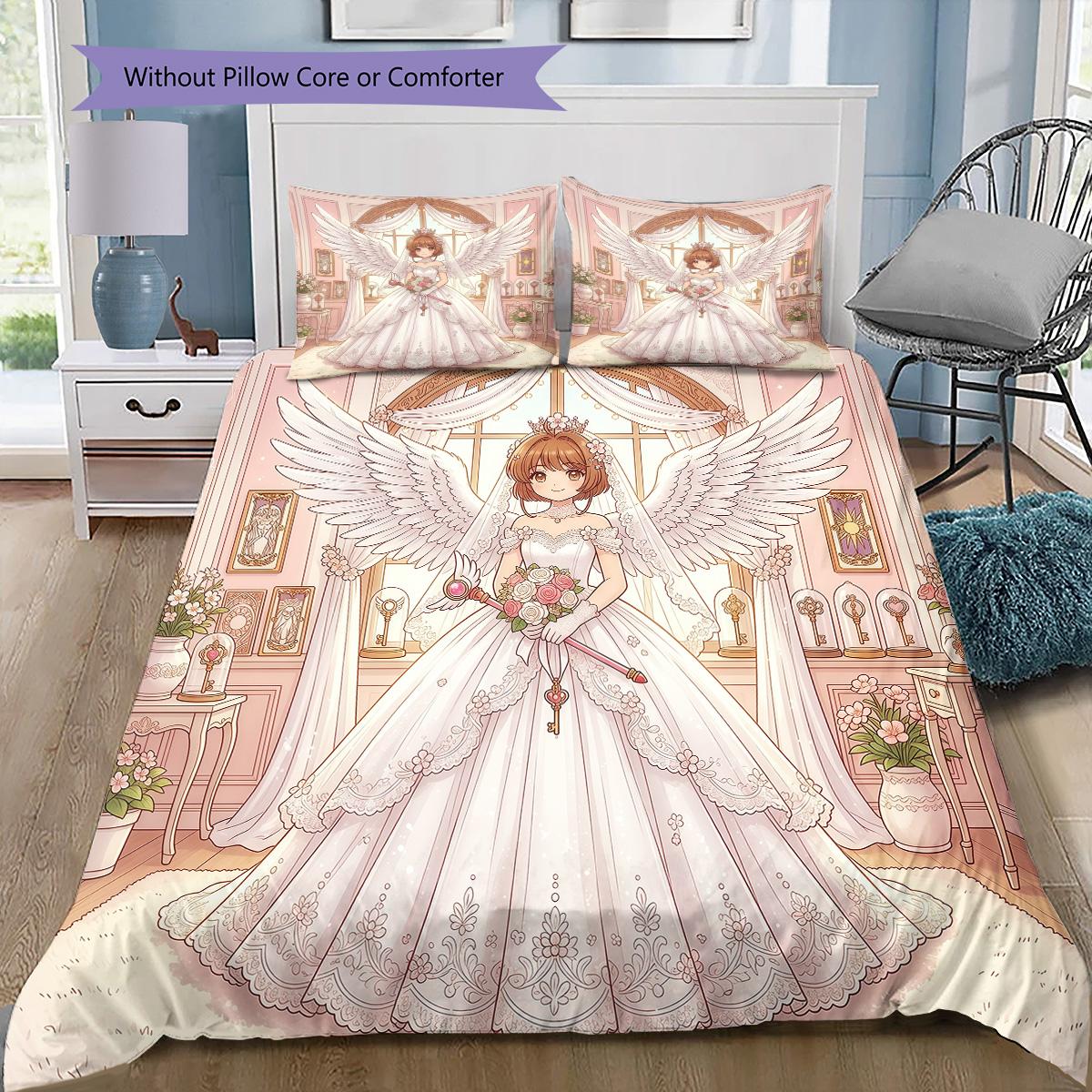 Cardcaptor Sakura Sakura Collection Bedding Set, 1 Duvet Cover & 2 Pillowcases, Home Bedroom Decor, Great Gift for Fans 135x200cm
Cardcaptor Sakura Sakura Collection Bedding Set, 1 Duvet Cover & 2 Pillowcases, Home Bedroom Decor, Great Gift for Fans 135x200cm
