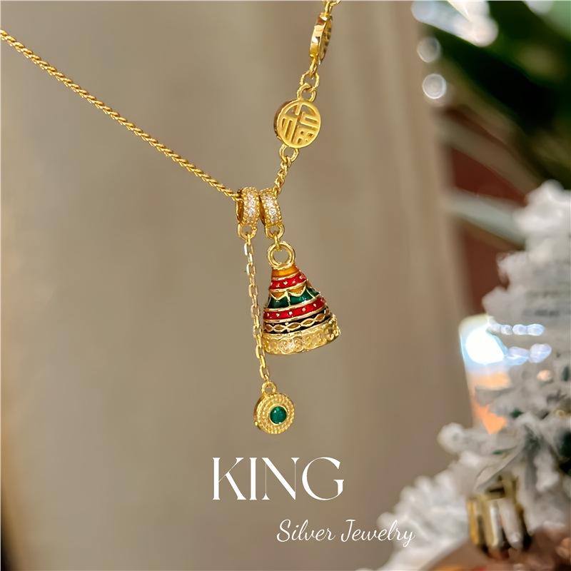 475 Christmas Wishing Tower Necklace | Gold-Plated S925 Silver Enamel, Romantic Light Luxury Exquisite Design Standard
475 Christmas Wishing Tower Necklace | Gold-Plated S925 Silver Enamel, Romantic Light Luxury Exquisite Design Standard
