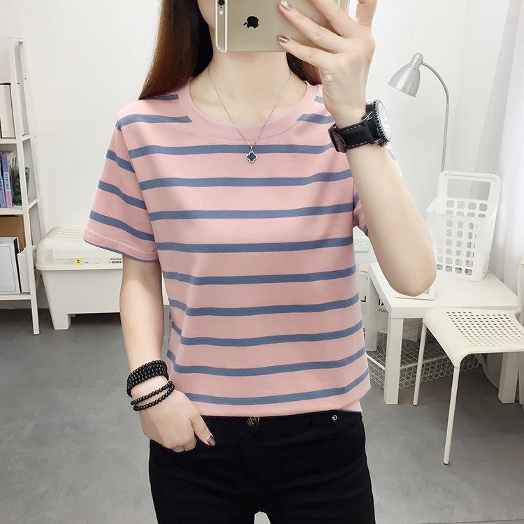 One-piece Women s Plus Size Striped Short-Sleeve T-Shirt for Summer M (90-105 lbs) розовый
One-piece Women s Plus Size Striped Short-Sleeve T-Shirt for Summer M (90-105 lbs) розовый
