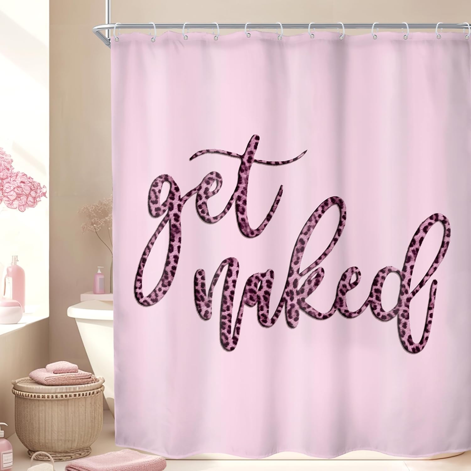 Get Naked Shower Curtain Leopard Print Black Bathroom Decor Set For Men Funny Quotes Bath Curtain Modern Simple Cheetah Bathtub W60H190(CM)-1 Pcs
Get Naked Shower Curtain Leopard Print Black Bathroom Decor Set For Men Funny Quotes Bath Curtain Modern Simple Cheetah Bathtub W60H190(CM)-1 Pcs