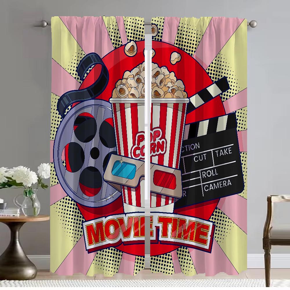 Movie Living Room Curtains Camera Partition Halloween Decoration Shades Window Curtain Home Interior Kitchen Modern Polyester Washable Great Ready W100*H130(CM)-Rod Pocket&2PCS
Movie Living Room Curtains Camera Partition Halloween Decoration Shades Window Curtain Home Interior Kitchen Modern Polyester Washable Great Ready W100*H130(CM)-Rod Pocket&2PCS