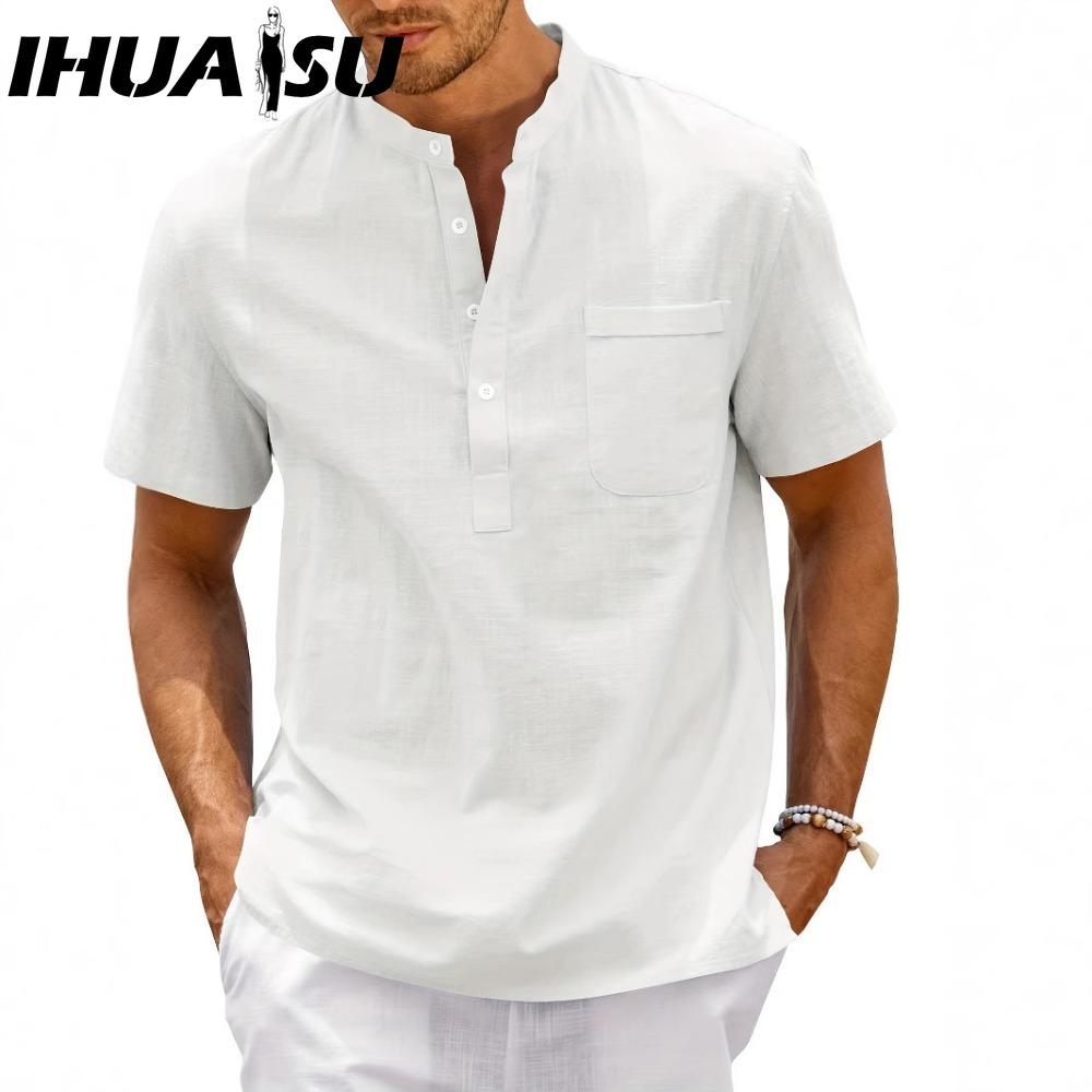 IHUASU Мужская мода повседневные однотонные принтованные топы и футболки S белый
IHUASU Мужская мода повседневные однотонные принтованные топы и футболки S белый