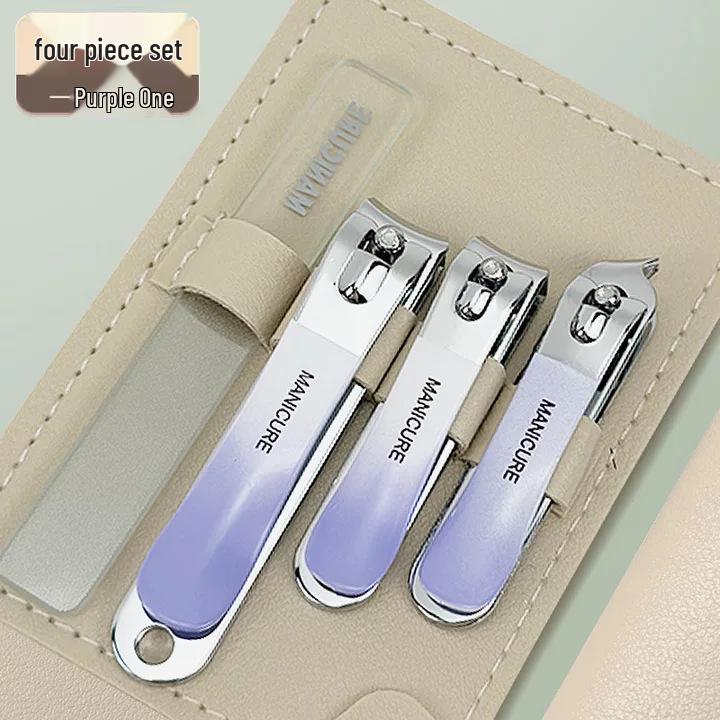 Douyin Gradient Nail Clipper Set: 4-Piece Rotating High-End Clippers for Care and Angled Trimming
Douyin Gradient Nail Clipper Set: 4-Piece Rotating High-End Clippers for Care and Angled Trimming