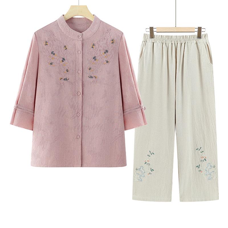 Grandma Summer 2026 Embroidered Cotton Linen Set: Women s Shirt & Cardigan 4XL (Recommended 65-70 kg)
Grandma Summer 2026 Embroidered Cotton Linen Set: Women s Shirt & Cardigan 4XL (Recommended 65-70 kg)
