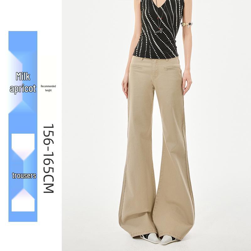 Spring 2026 Khaki High-Waisted Flared Jeans for Women: Loose, Slimming, Horse-Bit Accented Micro-Flares M
Spring 2026 Khaki High-Waisted Flared Jeans for Women: Loose, Slimming, Horse-Bit Accented Micro-Flares M