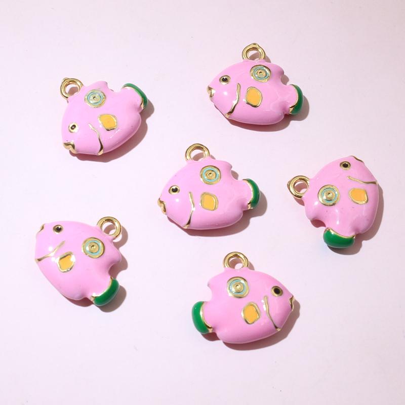 4pcs 13x14mm Stainless Steel 3D Enamel Fish Charms Pendant DIY Jewelry Making Accessories for Earrings Necklace Bracelet
4pcs 13x14mm Stainless Steel 3D Enamel Fish Charms Pendant DIY Jewelry Making Accessories for Earrings Necklace Bracelet