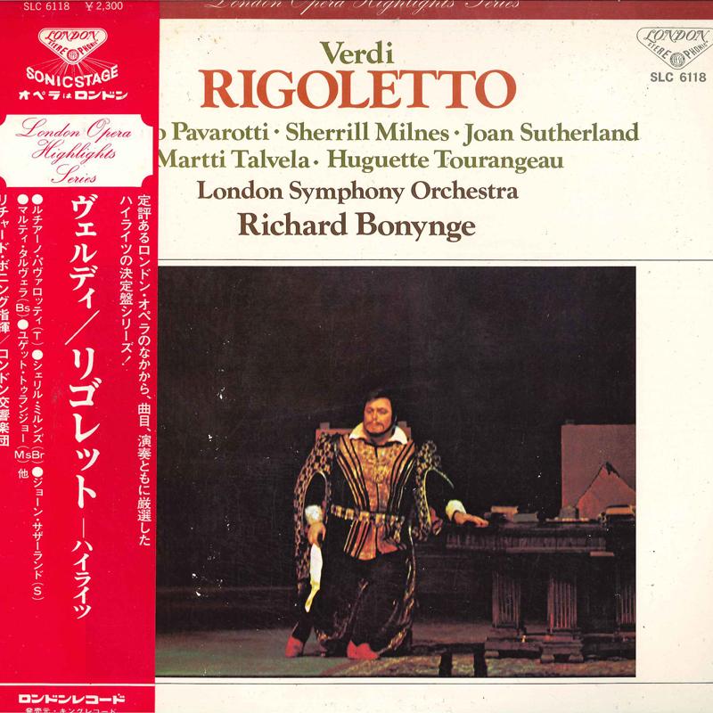 LP Record LUCIANO PAVAROTTI(DUKE OF MANTOVA)/ - Verdi/Rigoletto-highlight SLC6118 KING 1975 Japan Obi Classical Used
LP Record LUCIANO PAVAROTTI(DUKE OF MANTOVA)/ - Verdi/Rigoletto-highlight SLC6118 KING 1975 Japan Obi Classical Used