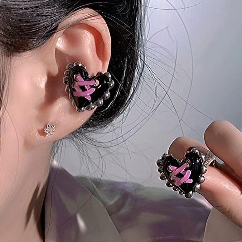 Fashion Drop Oil Bowknot Heart Ear Bone Clip Earrings for Women Metal Love Without Ear Hole Ear Cuff Non Piercing Jewelry
Fashion Drop Oil Bowknot Heart Ear Bone Clip Earrings for Women Metal Love Without Ear Hole Ear Cuff Non Piercing Jewelry