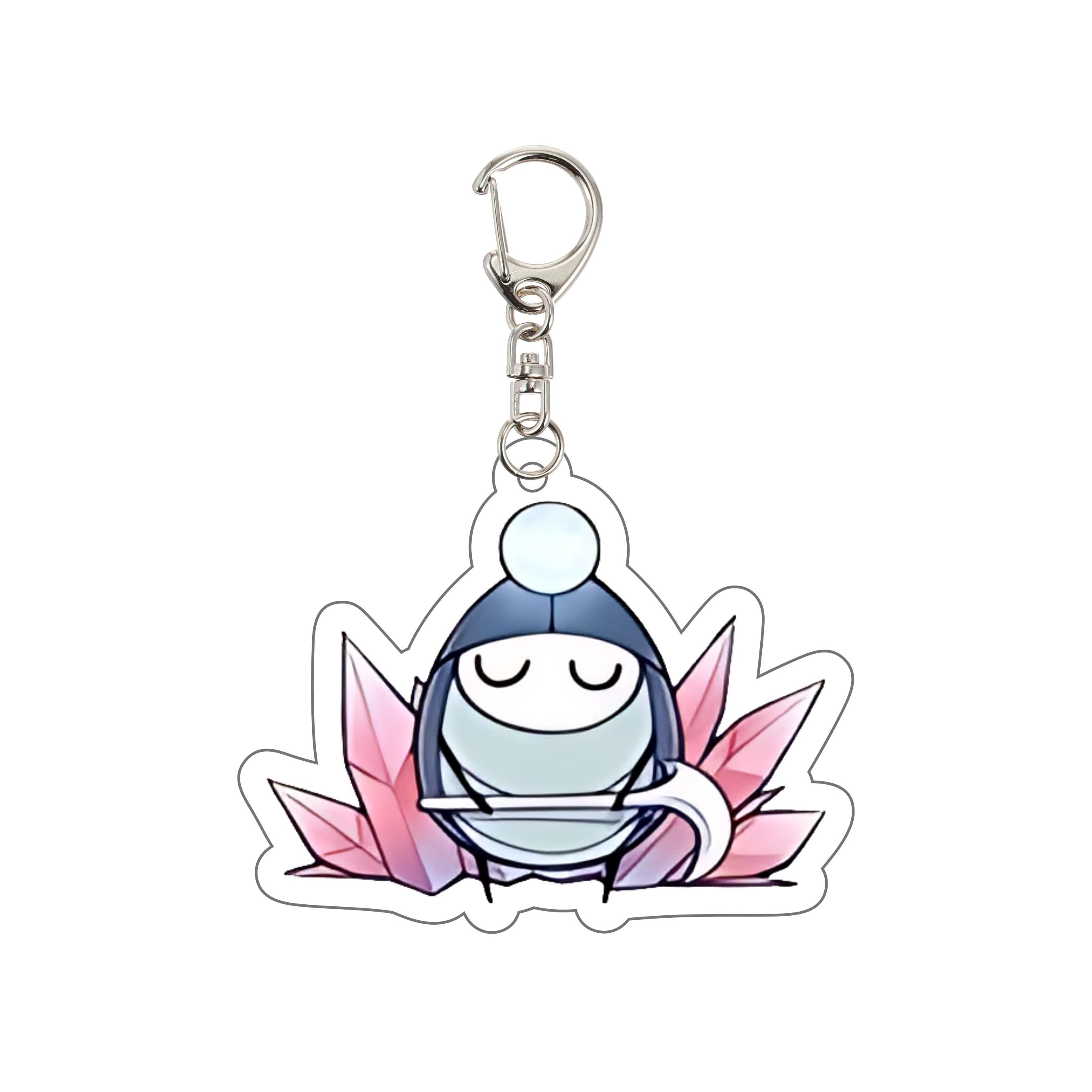 Hollow Knight chain Hot Game Acrylic Chains With Octopus Pendant Car Bag Holder Cartoon Souvenirs Gift Accessories 6 cm
Hollow Knight chain Hot Game Acrylic Chains With Octopus Pendant Car Bag Holder Cartoon Souvenirs Gift Accessories 6 cm