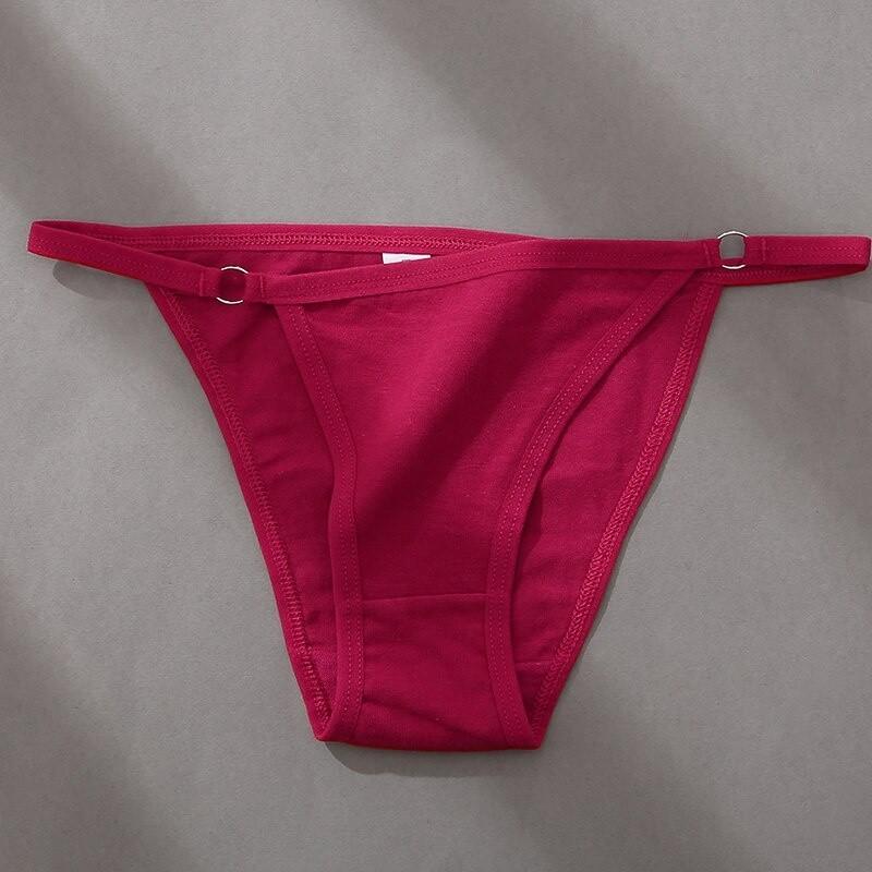 FINETOO Cotton Underwear for Women Panties Metal Buckle Brief M-2XL Female Underpant Low Waist Woman Sexy Panty Lingerie XXL винний
FINETOO Cotton Underwear for Women Panties Metal Buckle Brief M-2XL Female Underpant Low Waist Woman Sexy Panty Lingerie XXL винний