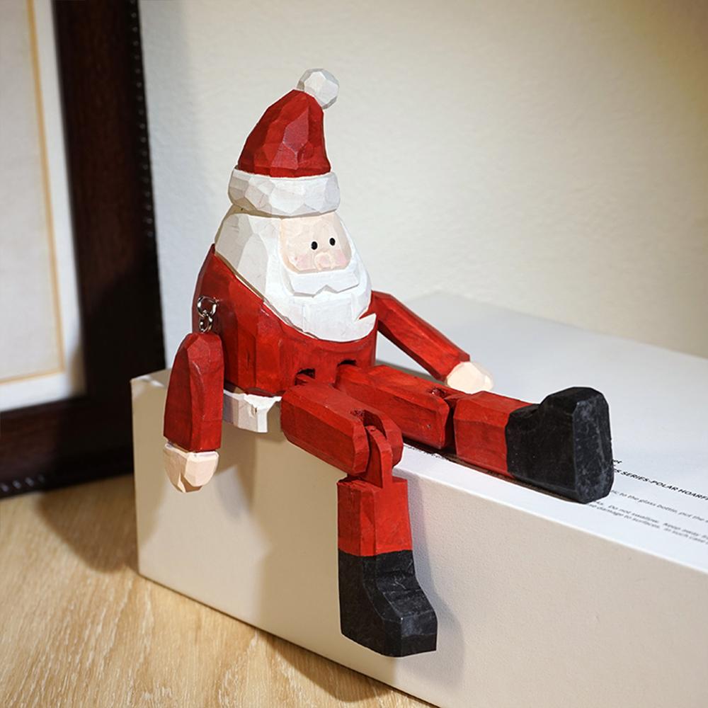 Christmas Decorations Snowman Santa Claus Handcrafted wood carving Home decorations desk accessories decor Handmade Ornaments
Christmas Decorations Snowman Santa Claus Handcrafted wood carving Home decorations desk accessories decor Handmade Ornaments