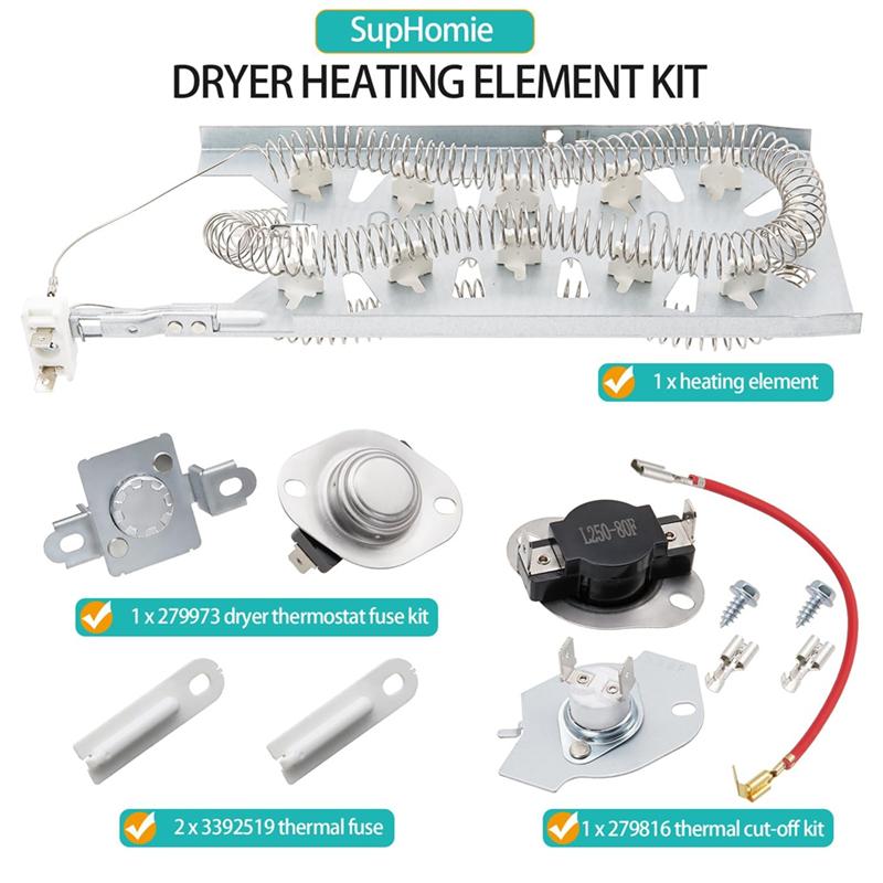 ABMH-Dryer Heating Kit Fit Or Bravos MED5630HC1 MED5630HC2 MED5630HW1 MED5630HW0 MED5630HW2 MED3500FW1
ABMH-Dryer Heating Kit Fit Or Bravos MED5630HC1 MED5630HC2 MED5630HW1 MED5630HW0 MED5630HW2 MED3500FW1